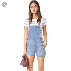 MOTHER Swooner Overall shorts